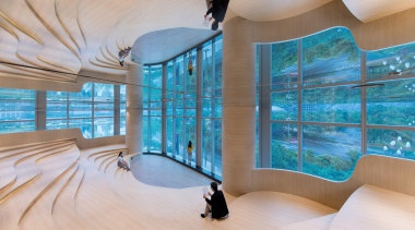 Architect: X+LivingPhotography by Shao Feng architecture, ceiling, estate, interior design, leisure, leisure centre, real estate, swimming pool, wall, gray, teal