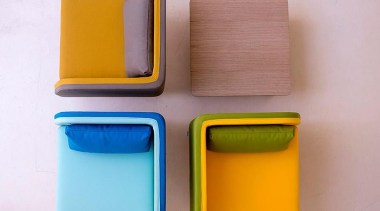 Bi Silla is a new collection from Portuguese product, rectangle, shelf, wallet, yellow, gray, white