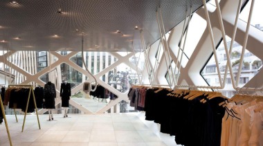 Borgogna diamante commercial floor tiles - Borgogna Range architecture, ceiling, interior design, lobby, structure, white