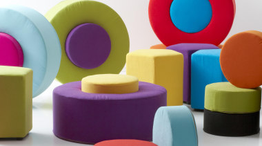 Ashcroft featuring a modern colour palette and using chair, furniture, plastic, product, product design, purple, table, toy block, white