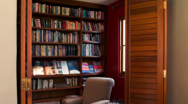 139 onetaunga library 2 - Onetaunga library 2 bookcase, cabinetry, furniture, hardwood, interior design, library, shelf, shelving, wood, brown, red, orange