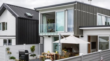 A-lign Concealed Fix 03 - A-lign Concealed Fix elevation, facade, home, house, property, real estate, residential area, siding, window, gray, white