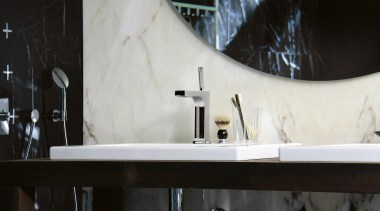 axor citterio ambience for Hansgrohe - axor citterio bathroom, interior design, room, sink, tap, black, white