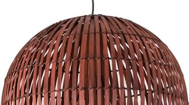 FeaturesA stunning large scale décor pendant styled with ceiling fixture, copper, light fixture, lighting, white, red
