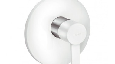 Zenta White Shower Mixer - Zenta White Shower product design, tap, white