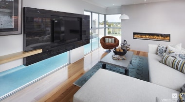 Living Room Design. - The Monterosso Two Storey home, interior design, living room, property, real estate, room, gray