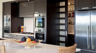 030 bale 12 - Bale 12 - cabinetry cabinetry, countertop, cuisine classique, home appliance, interior design, kitchen, refrigerator, black, white