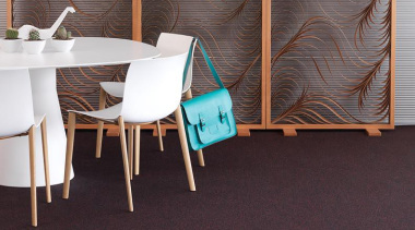 This low level loop pile uses accent flecks carpet, chair, floor, flooring, furniture, hardwood, interior design, laminate flooring, product design, table, tile, wall, wood, wood flooring, black