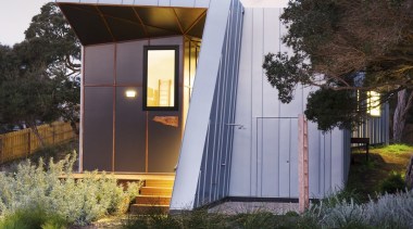 Architect: Ande Bunbury ArchitectsPhotography by Peter Nevett architecture, cottage, facade, home, house, property, real estate, residential area, roof, shed, gray