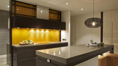 JAG KitchensThis kitchen also won the Housing Industry cabinetry, countertop, cuisine classique, interior design, kitchen, lighting, under cabinet lighting, brown
