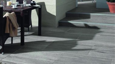 Anthracite exterior floor and grey wall. - RAK asphalt, floor, flooring, hardwood, laminate flooring, tile, wood, wood flooring, gray, black