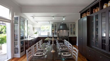 Grand Old Auckland Villa - Grand Old Auckland ceiling, countertop, dining room, interior design, kitchen, property, real estate, room, gray, black