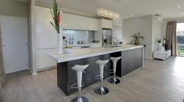 For more information, please visit www.gjgardner.co.nz countertop, floor, flooring, interior design, kitchen, property, real estate, room, gray