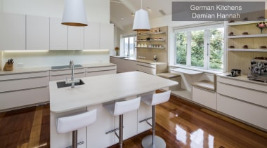 Highly Commended – German Kitchens, Damian Hannah – cabinetry, countertop, cuisine classique, floor, interior design, kitchen, property, room, gray