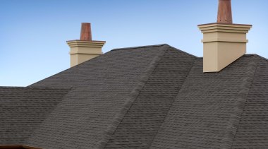 d2x4021 - architecture | brick | building | architecture, brick, building, chimney, daylighting, facade, outdoor structure, roof, sky, wood, teal, black