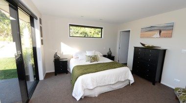 This bedroom has plenty of natural light coming bedroom, ceiling, estate, home, house, property, real estate, room, window, gray