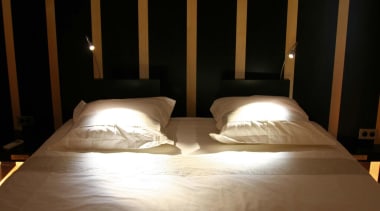 Wall Lights - Wall Lights - bed | bed, bed frame, bedroom, ceiling, floor, flooring, furniture, home, interior design, light, light fixture, lighting, room, suite, wood, black, brown