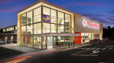 NOMINEENew World Birkenhead (4 of 4) - RCG building, commercial building, corporate headquarters, facade, mixed use, property, real estate, residential area, black