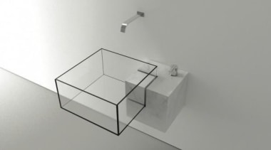 This sharp corned cuboid outline appears to hang angle, bathroom sink, plumbing fixture, product design, table, tap, gray, white