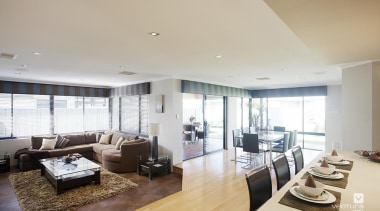 Living Room Design. - The Connoisseur Display Home apartment, ceiling, interior design, living room, penthouse apartment, property, real estate, window, gray