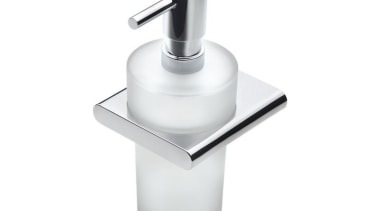 LOFT Wall Mounted Soap Dispenser - LOFT Wall bathroom accessory, product, product design, soap dispenser, tap, white