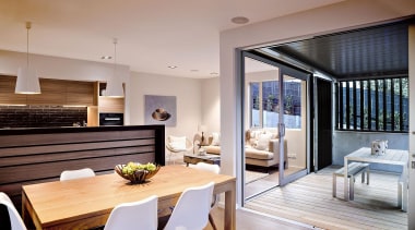 “Here, the design intention was to achieve a interior design, real estate, gray