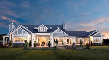 Linea Weatherboard - Linea Weatherboard - cloud | cloud, cottage, elevation, estate, facade, farmhouse, home, house, mansion, property, real estate, residential area, roof, siding, sky, suburb, blue