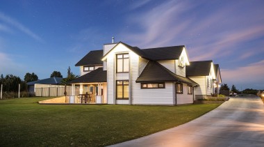 Stunning Two Storey Weatherboard House - Stunning Two architecture, building, cloud, cottage, estate, evening, facade, farmhouse, home, house, property, real estate, residential area, sky, suburb, blue