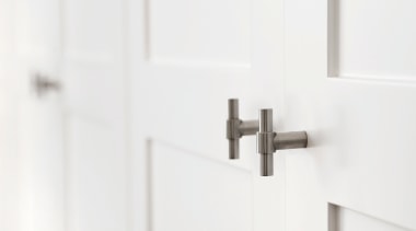 PB14 - Solid Cabinet Knob. Available in Satin hinge, lock, product design, tap, white