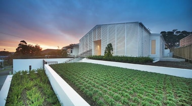 Kenny Rd. 1.3 - Kenny Rd. 1.3 - architecture, building, corporate headquarters, estate, facade, grass, home, house, real estate, residential area, roof, sky, sunlight, teal, green