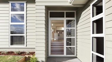 Fowler Homes have successfully been designing and building door, estate, facade, home, house, porch, property, real estate, residential area, siding, window, white