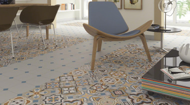 200x200mm  octagonal + 40x40mm square glazed porcelain carpet, chair, floor, flooring, furniture, hardwood, home, interior design, laminate flooring, living room, table, tile, wall, wood flooring, gray