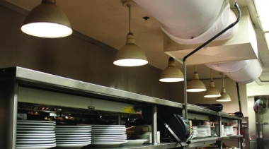 Commercial kitchen extraction systems can under-perform over time, ceiling, glass, interior design, black, brown
