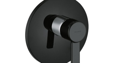 Zenta Black Shower Mixer - Zenta Black Shower hardware, product design, white