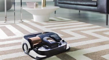 True Performance with Power• CycloneForce™ for powerful suction automotive design, floor, flooring, furniture, product, table, gray