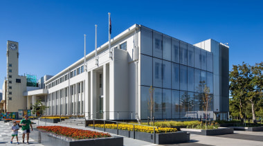 ​​​​​​​Wellington Architecture Awards architecture, building, commercial building, corporate headquarters, facade, headquarters, mixed use, real estate, urban design, blue