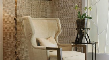 The work of William Sofield is defined not chair, floor, flooring, furniture, interior design, living room, product design, table, wall, wood, brown