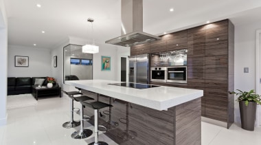 A designer can create your dream kitchen - countertop, interior design, kitchen, real estate, room, gray