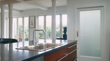 Island Bay Kitchen - Island Bay Kitchen - cabinetry, ceiling, countertop, glass, interior design, kitchen, real estate, room, window, gray