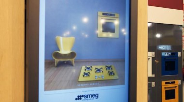 T2 video production team produced a series of display advertising, display case, display device, electronic device, multimedia, orange