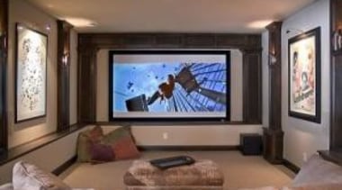 if you have a basement well this is ceiling, entertainment, flat panel display, home, interior design, living room, media, multimedia, property, room, television, gray, brown