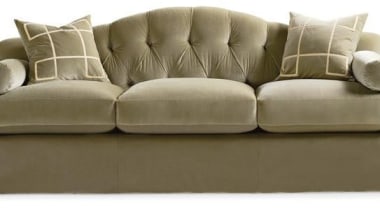 "Upholstery helps set the foundation for how a couch, furniture, loveseat, product, product design, brown, white