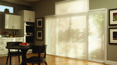 luxaflex silhouette shadings - luxaflex silhouette shadings - curtain, door, floor, flooring, hardwood, home, interior design, living room, room, shade, wall, window, window blind, window covering, window treatment, wood, wood flooring, brown, yellow