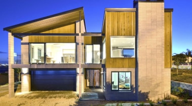 Exterior look - Exterior - architecture | cottage architecture, cottage, elevation, estate, facade, home, house, property, real estate, blue, orange