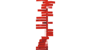 Revolving Cabinet by Shiro Kuramata for Cappellini.Chest of font, line, product design, text, white