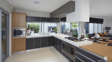 Kitchen design. - The Allure Display Home - countertop, cuisine classique, interior design, kitchen, real estate, gray