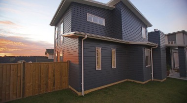 For more information, please visit www.gjgardner.co.nz building, elevation, facade, home, house, property, real estate, residential area, roof, shed, siding, brown, black