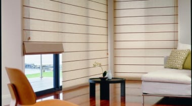 luxaflex roman shades - luxaflex roman shades - curtain, door, floor, flooring, furniture, hardwood, home, interior design, laminate flooring, living room, real estate, room, shade, table, wall, window, window blind, window covering, window treatment, wood, wood flooring, wood stain, brown, gray