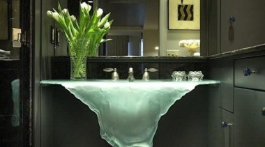 Glass Sink with some beautiful taps - countertop countertop, glass, interior design, plumbing fixture, sink, table, black