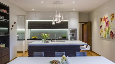 Proudly brought to you by Kitchen Things - countertop, interior design, interior designer, kitchen, living room, real estate, room, gray